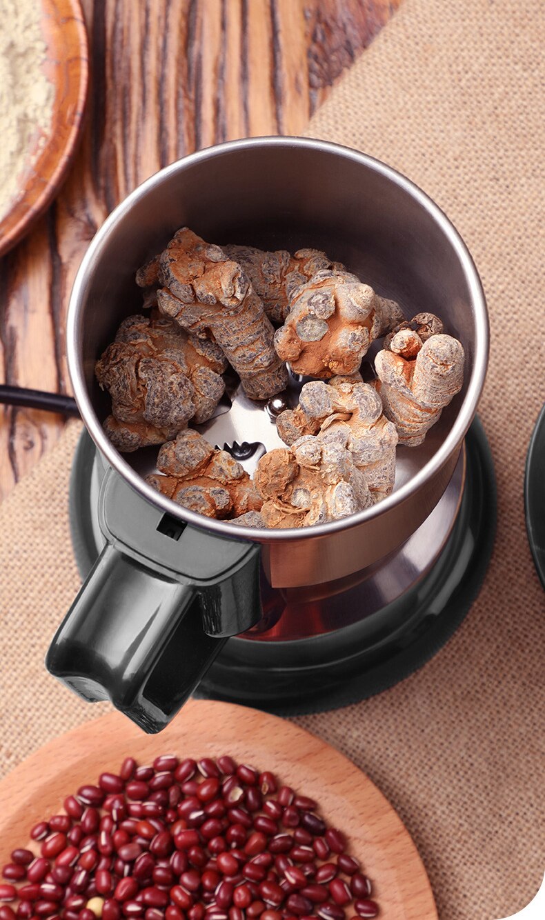 High Power Electric Coffee Cereal Nuts Beans Spices Grains Grinder Machine