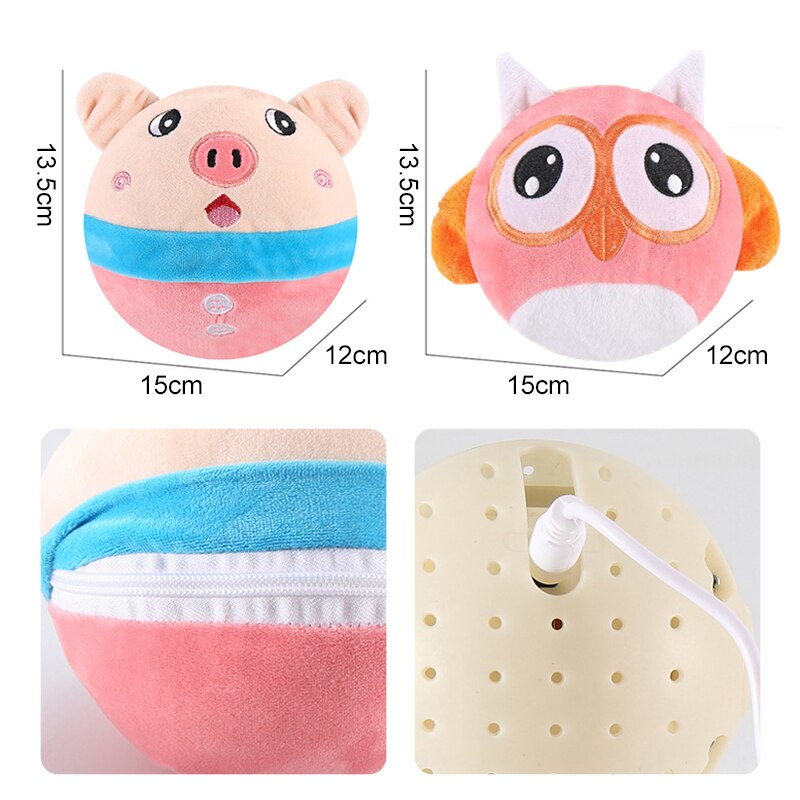 Electrical Toys Bouncing Talking Plush Doll Balls Baby Singing Beating Birthday Gifts for Kids Hamster Puppy