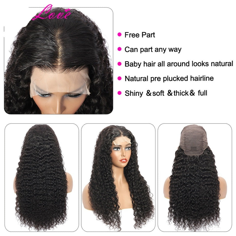 Human Hair  Free Part Lace Front Wigs 13x6/13x4 Pre-plucked 360 lace Frontal Wig Brazilian 5x5 HD Lace Closure Wig