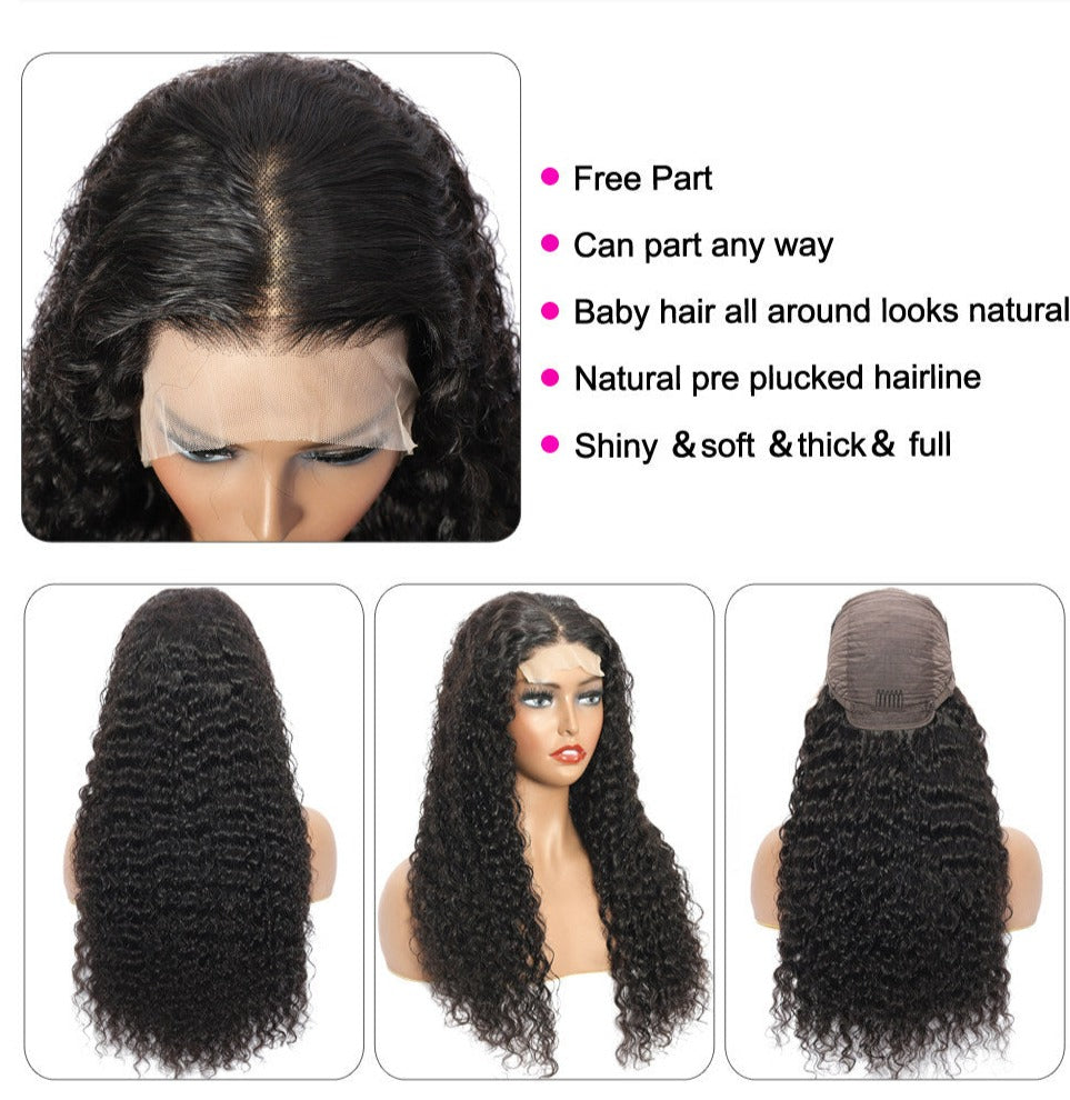 Human Hair  Free Part Lace Front Wigs 13x6/13x4 Pre-plucked 360 lace Frontal Wig Brazilian 5x5 HD Lace Closure Wig