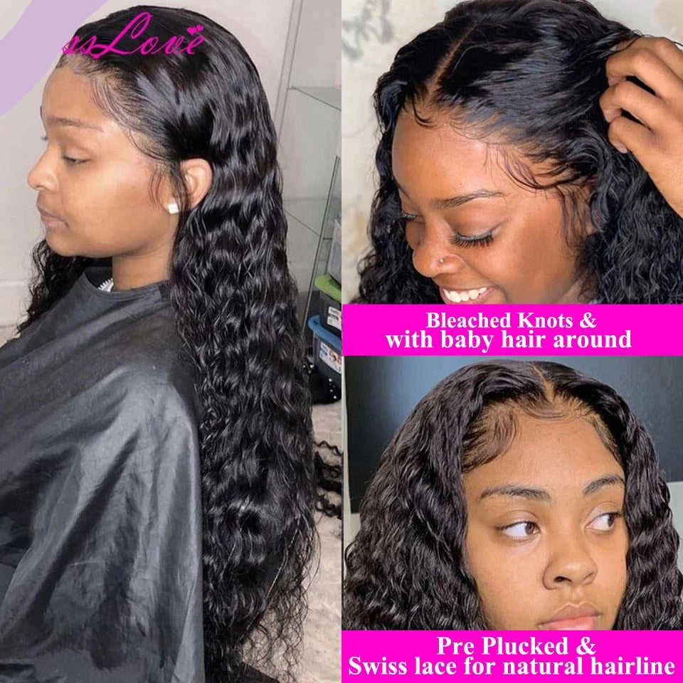 Human Hair  Free Part Lace Front Wigs 13x6/13x4 Pre-plucked 360 lace Frontal Wig Brazilian 5x5 HD Lace Closure Wig