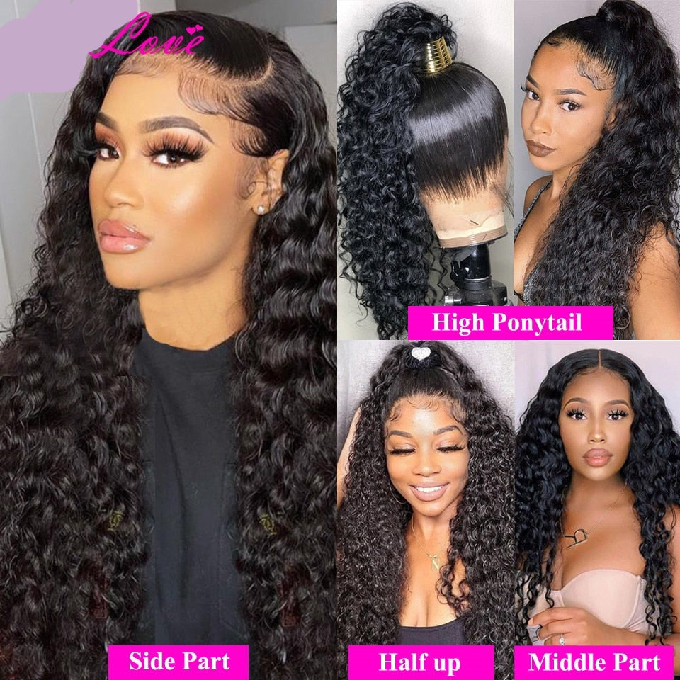 Human Hair  Free Part Lace Front Wigs 13x6/13x4 Pre-plucked 360 lace Frontal Wig Brazilian 5x5 HD Lace Closure Wig