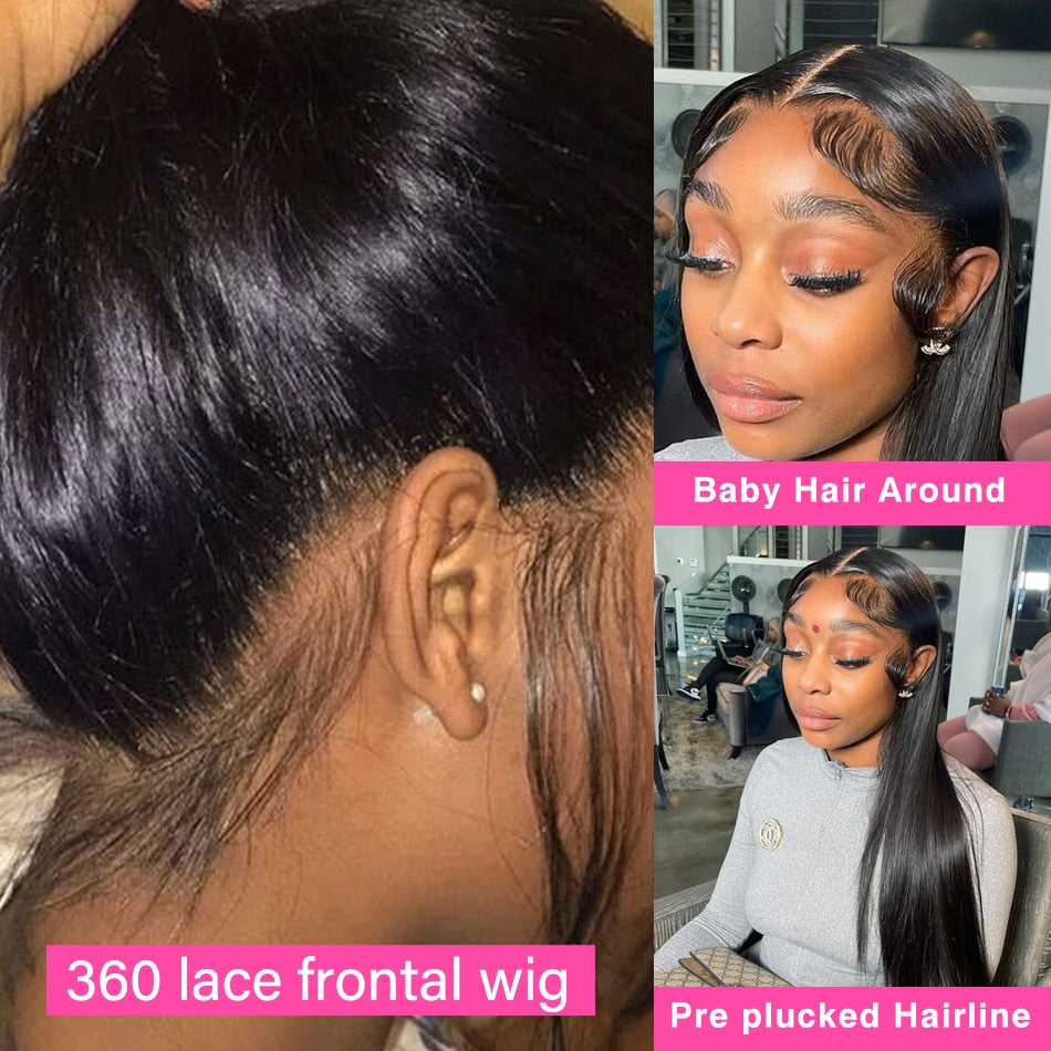 Straight Lace Front Wig 30 40 Inch Lace Front Human Hair Wigs Brazilian For Women 13x4 13x6 Hd Transparent 360 Lace Frontal Wig