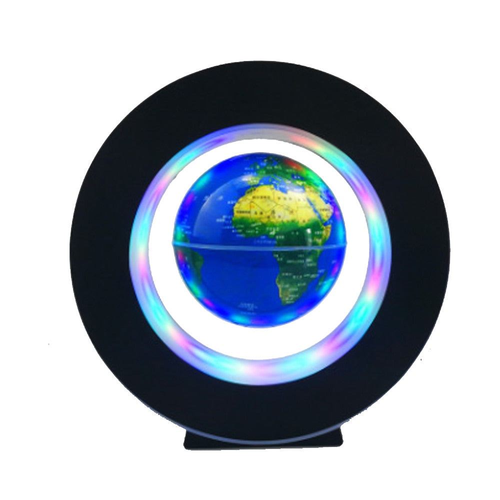 Feel good Levitating Lamp Magnetic Levitation Globe LED World Map Rotating Globe Lights Bedside Lights Home Novelty Floating Lamp Gifts