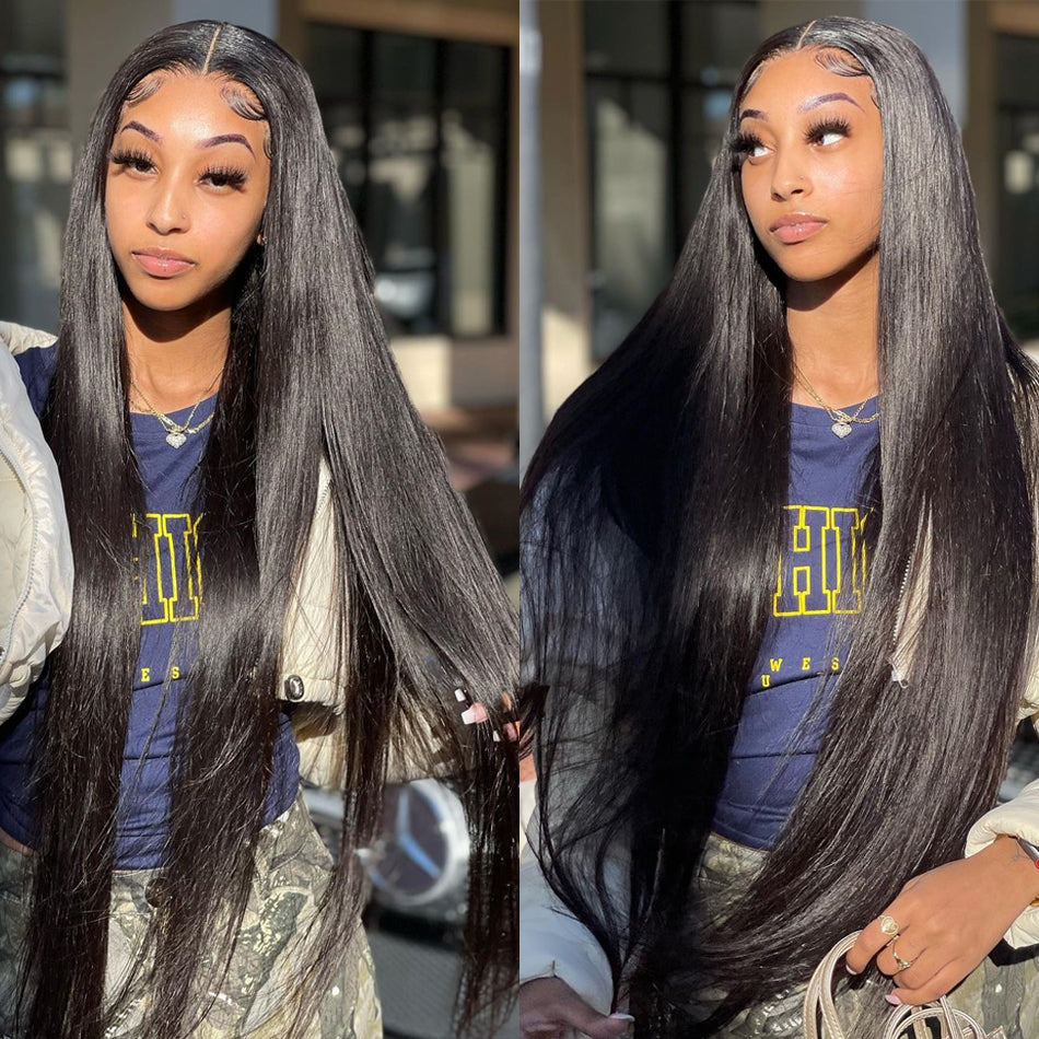 Straight Lace Front Wig 30 40 Inch Lace Front Human Hair Wigs Brazilian For Women 13x4 13x6 Hd Transparent 360 Lace Frontal Wig