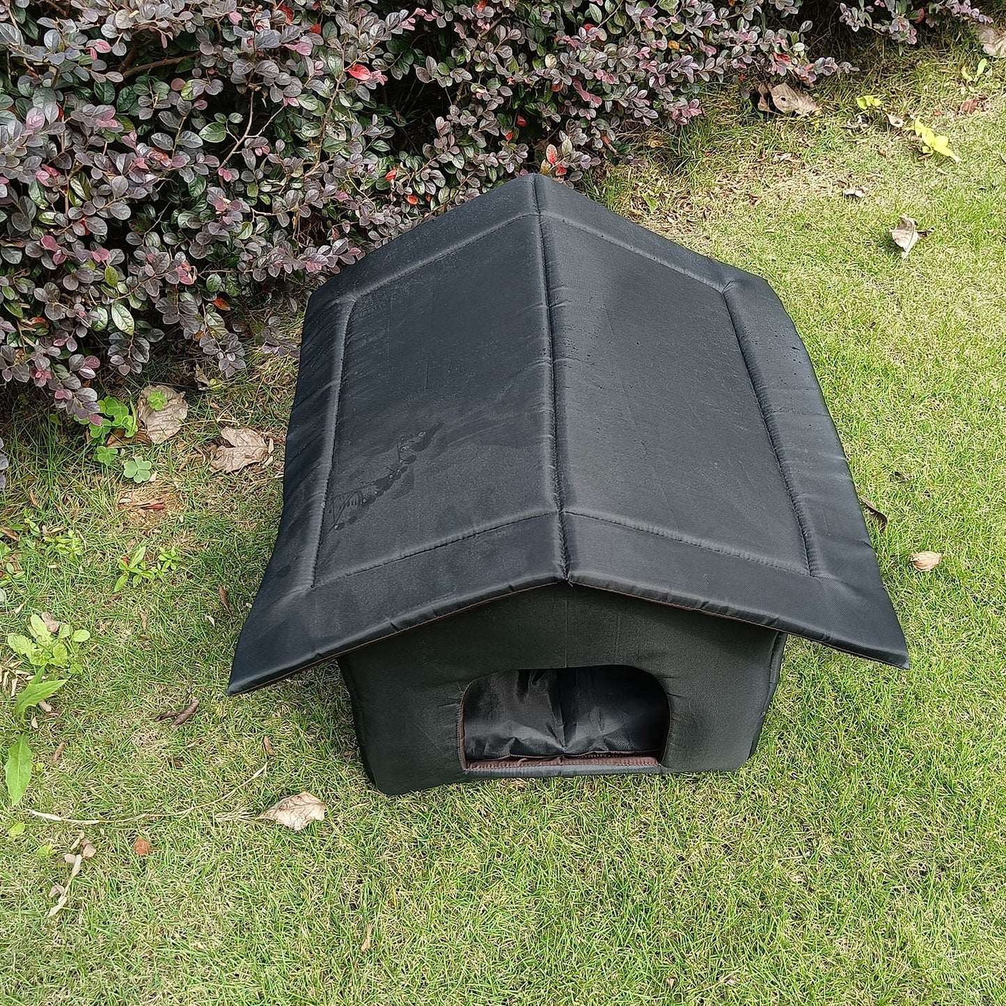 Foldable Waterproof Cat Dog House Kennel For Kitten Puppy Small Dogs Outdoor Rest Bed With Inner Pad