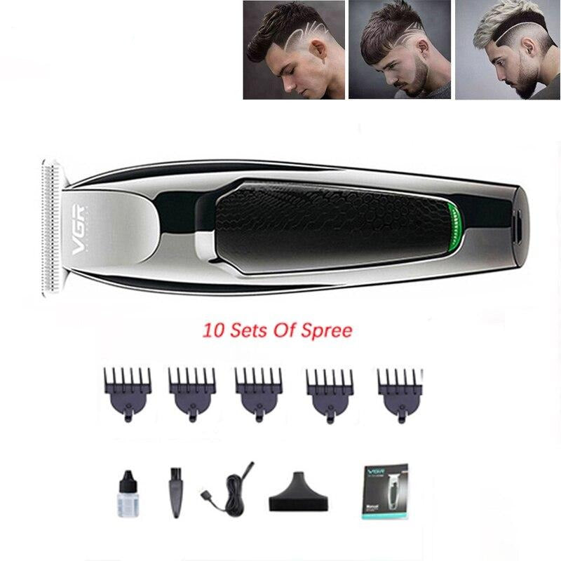 Professional Waterproof Hair Trimmer Beard Body Face Nose Hair Electric/ USB Hair Clipper