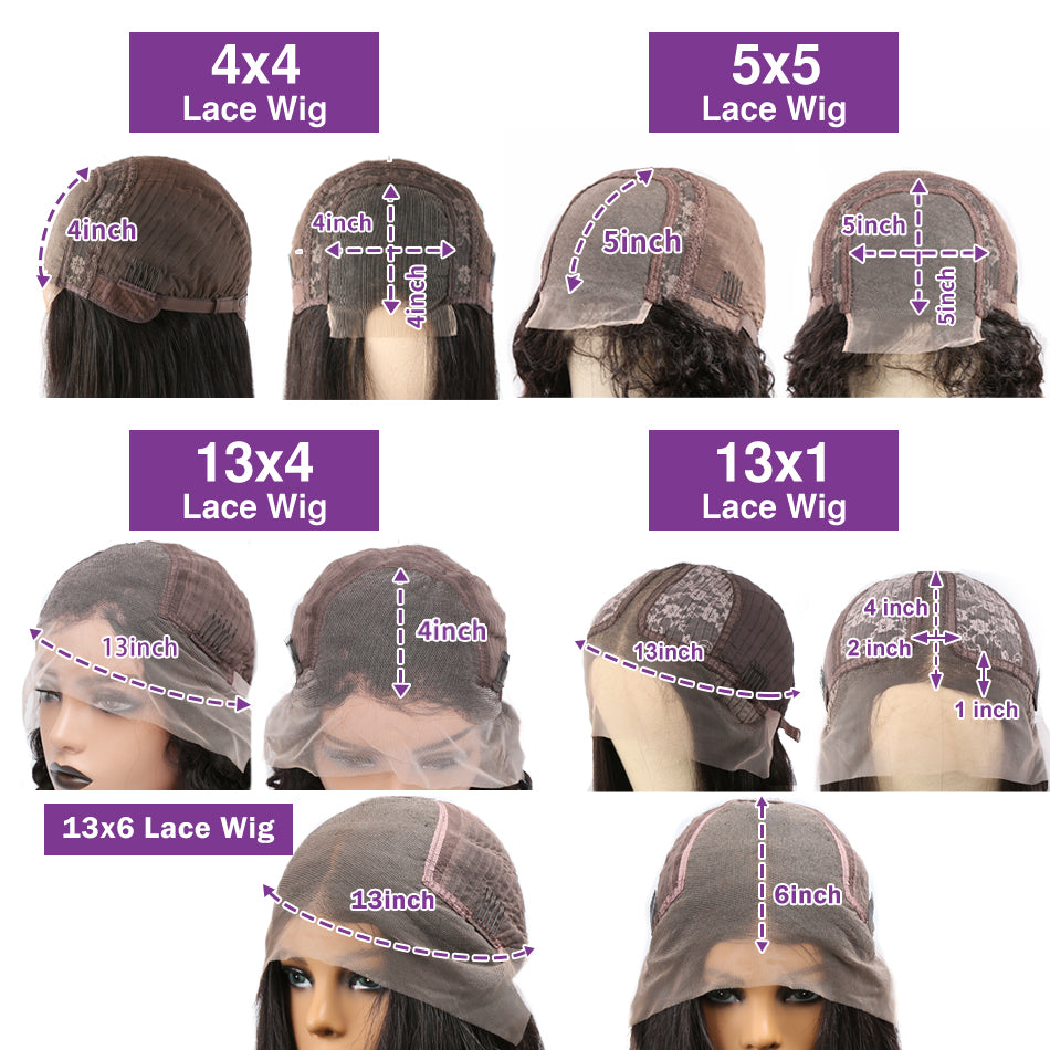 13x6 Transparent Bob Human Hair Wig Pre Plucked Brazilian Remy 180% Short Bone Straight 4x4 Bob Lace Closure Wig For Women