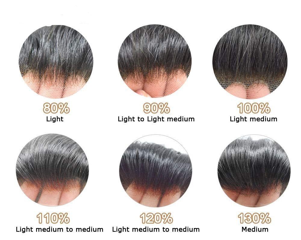 French Lace Front Toupee for Men Injected Skin Base Human Hair Repalcement Hairpieces